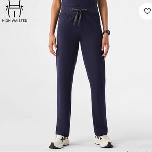 Figs Navy Livingston Basic Scrub Pants